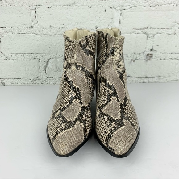 Steve Madden Cafe Snake Reptile Leather Ankle Bootie 8.5 - Picture 5 of 13